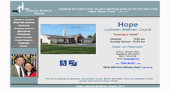 Desktop Screenshot of hopelbc.com